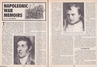 Item #324790 Napoleonic War Memoirs. This is an original article separated from an issue of The...