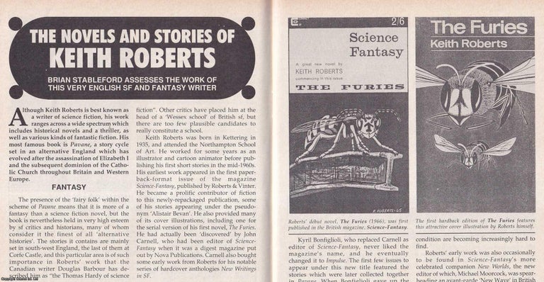 Item #324803 Keith Roberts : A Very English Visionary of SF and Fantasy. By Brian Stableford....
