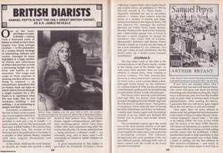 Item #324859 British Diarists : The Only Great British Diarist. This is an original article...