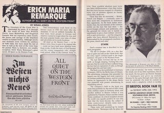 Item #324875 Erich Maria Remarque : Author of All Quiet on the Western Front. This is an original...