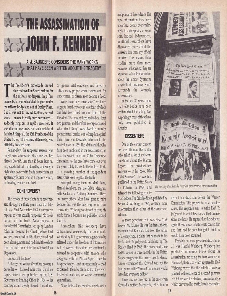 Item #324917 The Assassination of John F. Kennedy : Key Works Examining the Crime. By A. J....