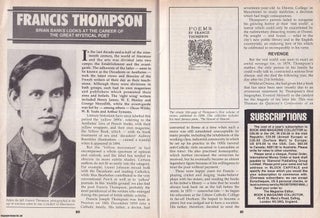 Item #324929 Francis Thompson. Looking at the Career of the Mystical Poet. This is an original...
