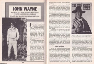 Item #324992 John Wayne : Celebrated in many Collectable Books and Comics. This is an original...