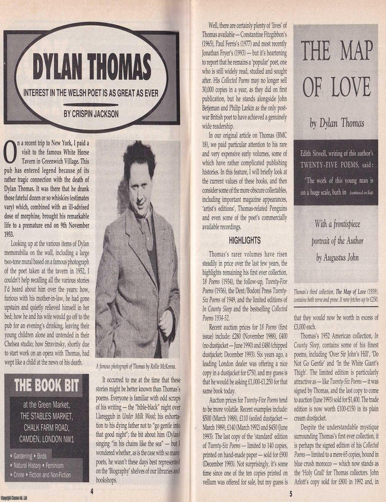 Item #325006 Dylan Thomas : The Welsh Poet of Flame and Music. By Crispin Jackson. This is an...