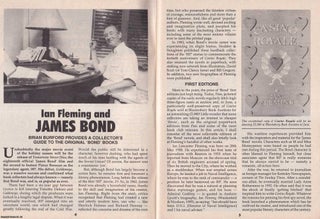 Item #325169 Ian Fleming and James Bond. A Collector's Guide to The Original Bond Books. This is...