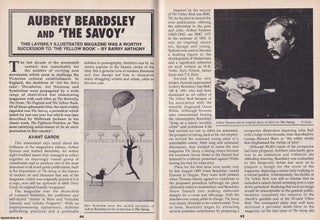Item #325200 Aubrey Beardsley and The Savoy. This is an original article separated from an issue...