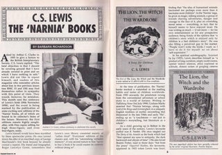 Item #325241 C. S. Lewis. The Narnia Books. This is an original article separated from an issue...