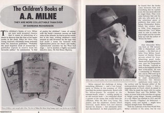 Item #325248 The Children's Books of A. A. Milne. They are More Collectable than Ever. This is an...