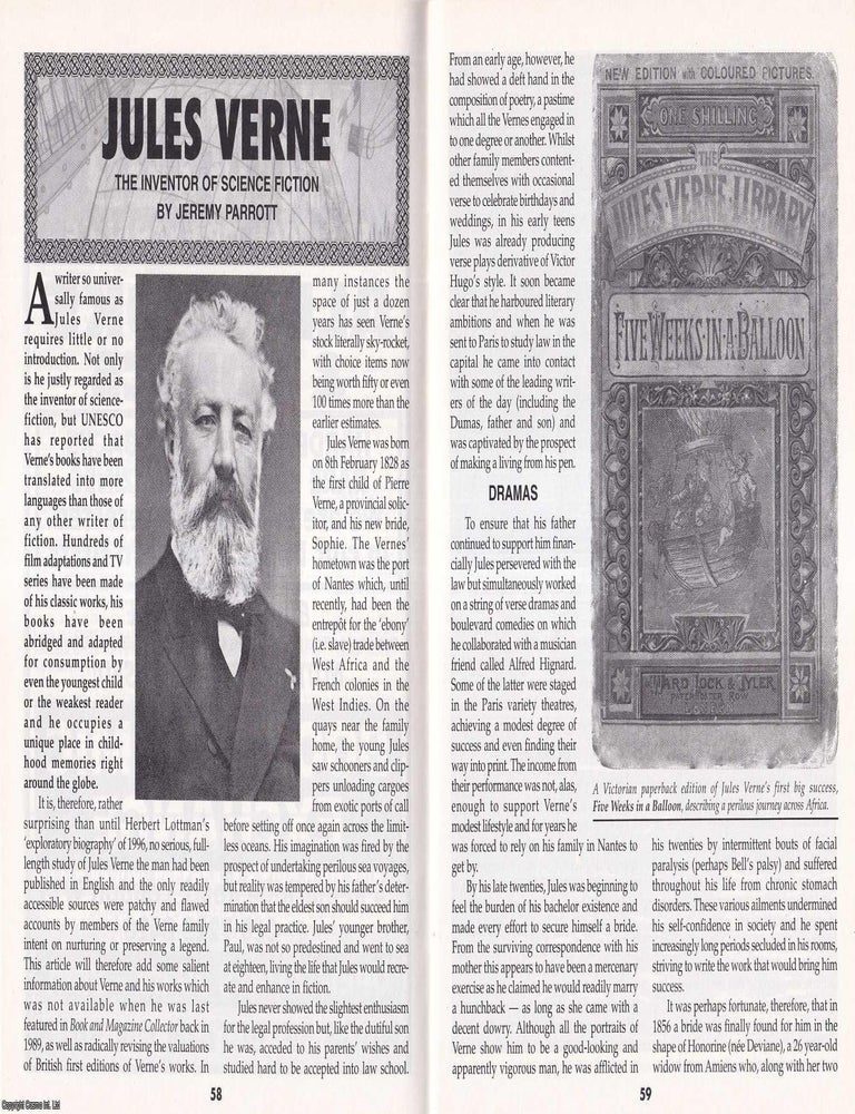 Item #325484 Jules Verne : Charting the Father of Science Fiction. By Jeremy Parrott. This is an...