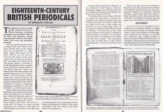 Item #325511 Eighteenth-Century British Periodicals, including The Gentleman's Magazine. This is...
