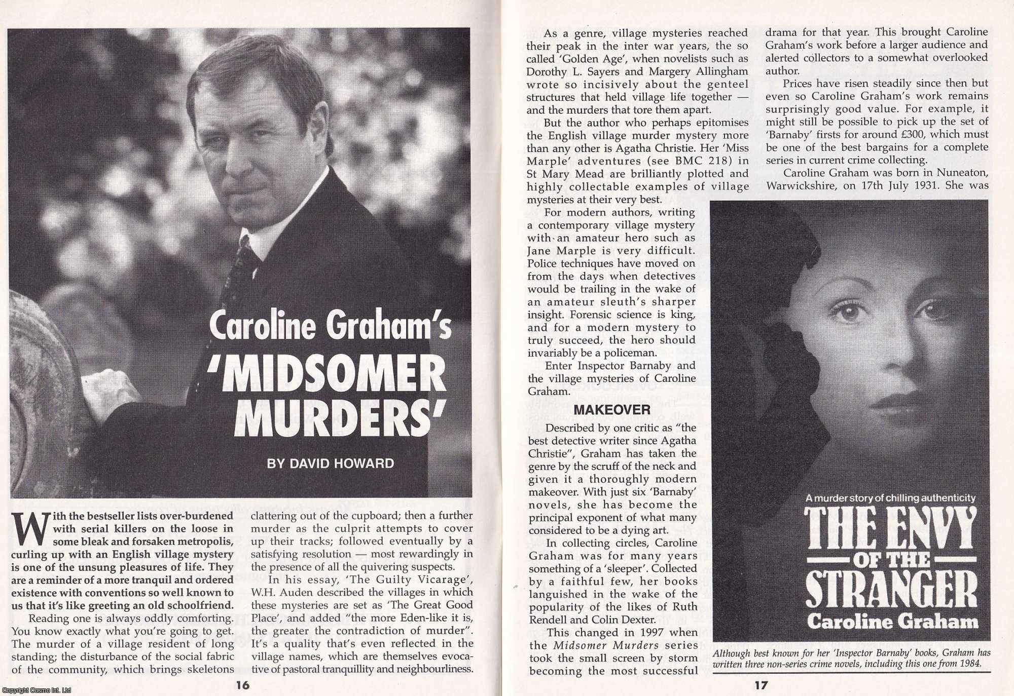 Caroline Graham : The Midsomer Murders Novels. By David Howard. This is ...