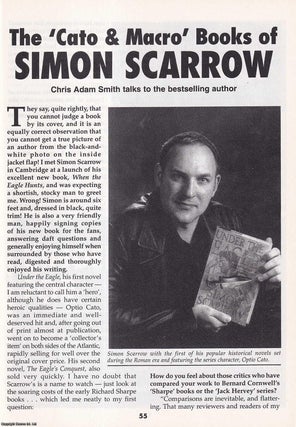 Item #325523 The Cato & Macro Books of Simon Scarrow. This is an original article separated from...