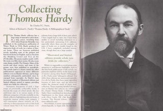 Item #325535 Collecting Thomas Hardy. This is an original article separated from an issue of The...