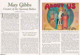 Item #325555 May Gibbs. Creator of The Gumnut Babies. This is an original article separated from...