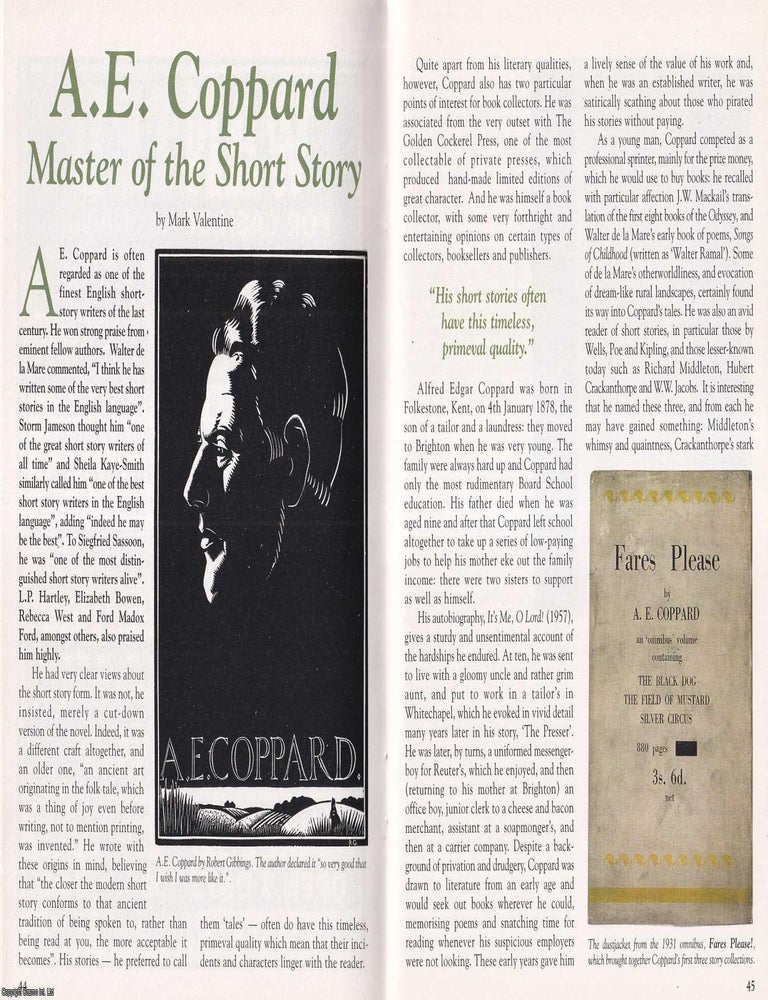 Item #325564 Coppard's Quiet Magic : The Short Stories That Redefined the Form. By Mark...