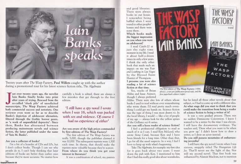 Item #325620 Iain Banks : The Promotional Tour for The Algebraist. By Paul Willets. This is an...
