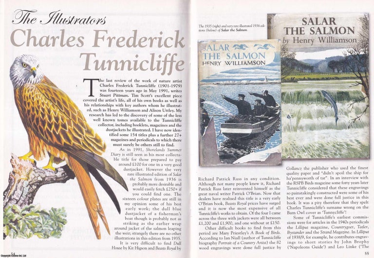 Item #325632 C.F. Tunnicliffe. This is an original article separated from an issue of The Book & Magazine Collector publication, 2005. Stuart Pittman.
