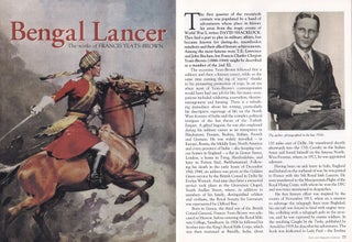 Item #325689 Francis Yeats-Brown : Bengal Lancer. This is an original article separated from an...