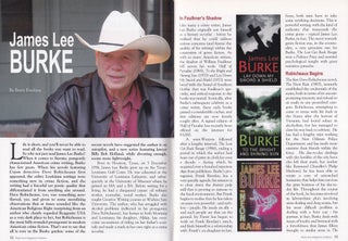 Item #325802 James Lee Burke. This is an original article separated from an issue of The Book &...