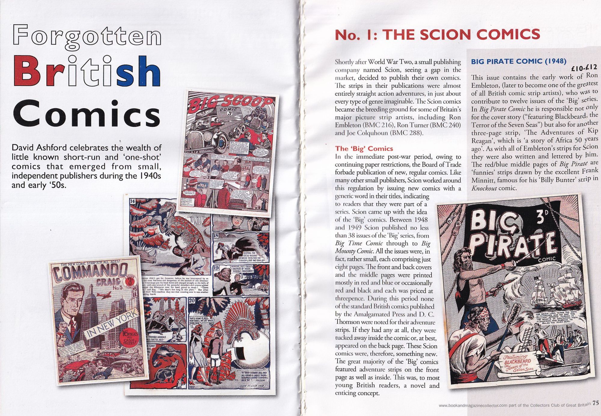Britain in Panels : Comics of the 1940s and Early ’50s. By David ...