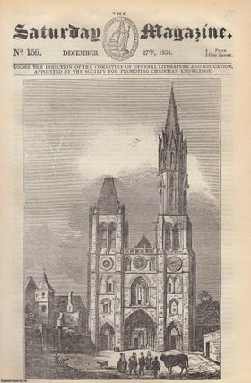 Item #330495 The Cathedral of Senlis; The Scilly Islands. Issue No. 159. December, 1834. A...