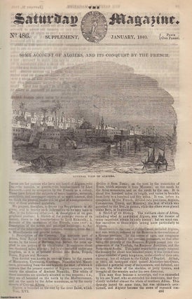 Item #330501 Algiers, and its Conquest (part 1) by The French. Issue No. 486. January, 1840. A...