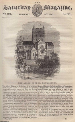 The Abbey Church, Tewkesbury; Socialism; Visit of Mary De Medicis. Saturday Magazine.