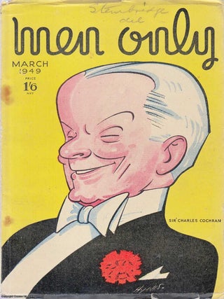 Sir Charles Cochran, colour cover illustration by Edward S. Hynes. Men Only Incorporating The. Edward S. Hynes.