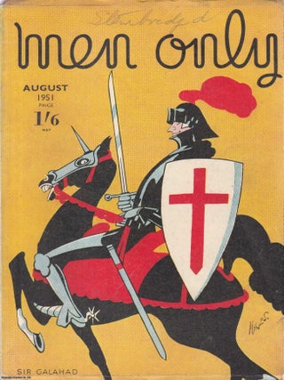 Sir Galahad, colour cover illustration by Edward S. Hynes. Men Only Incorporating The Strand. Edward S. Hynes.