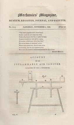 Item #330575 An Inflammable Air Igniter; Winter Phaeton; New Improved Safety-Boats & Life-Boats,...