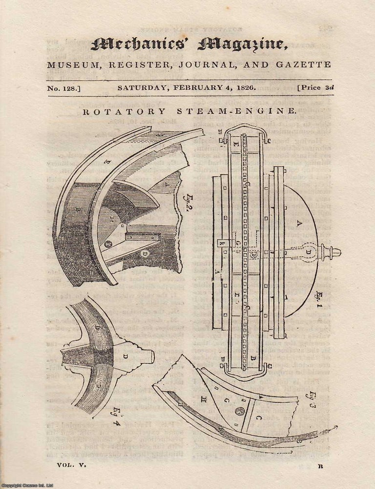 Rotary Steam-Engine; Apparatus For Fractured Limbs; Mr. Shuttleworth's ...