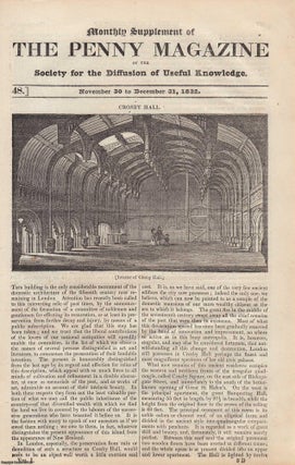 Item #330601 Crosby Hall, etc. Issue No. 48, November 30th to December 31st, 1832. A complete...