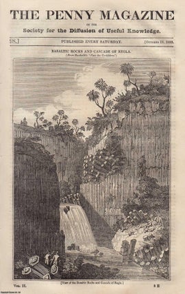 Item #330652 Basaltic Rocks and Cascade of Regla; Wild Boar-Hunting; The City of Norwich, etc....