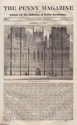Cathedral of Wells (Somerset); Italian Letter-Writers; Capacity of Bodies For. Penny Magazine.