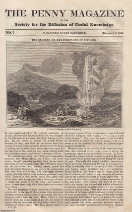 St. Peter's Temple (part 3), Rome; The Geysers, or Hot. Penny Magazine.