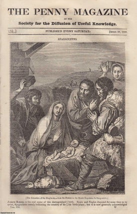 Spagnoletto (Joseph Ribera) (artist); The Chappows (Sir Walter Scott); Peak. Penny Magazine.