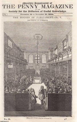 Item #330730 The Houses of Parliament (5): The House of Commons. Issue No. 176, November 30th to...