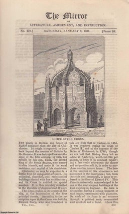 Item #330742 Chichester Cross. A complete rare weekly issue of the Mirror of Literature,...