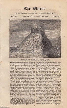 Item #330749 Mount St. Michael, Normandy & Flint Castle (situted on the river Dee). A complete...