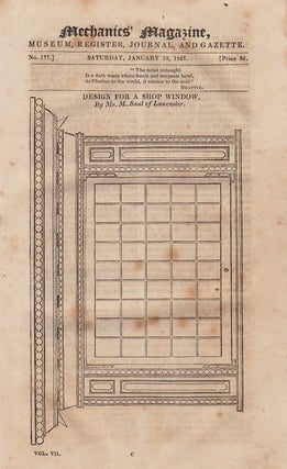 Item #330767 Design For a Shop Window; Consuming The Smoke of Furnaces; Disappearance of Ships at...
