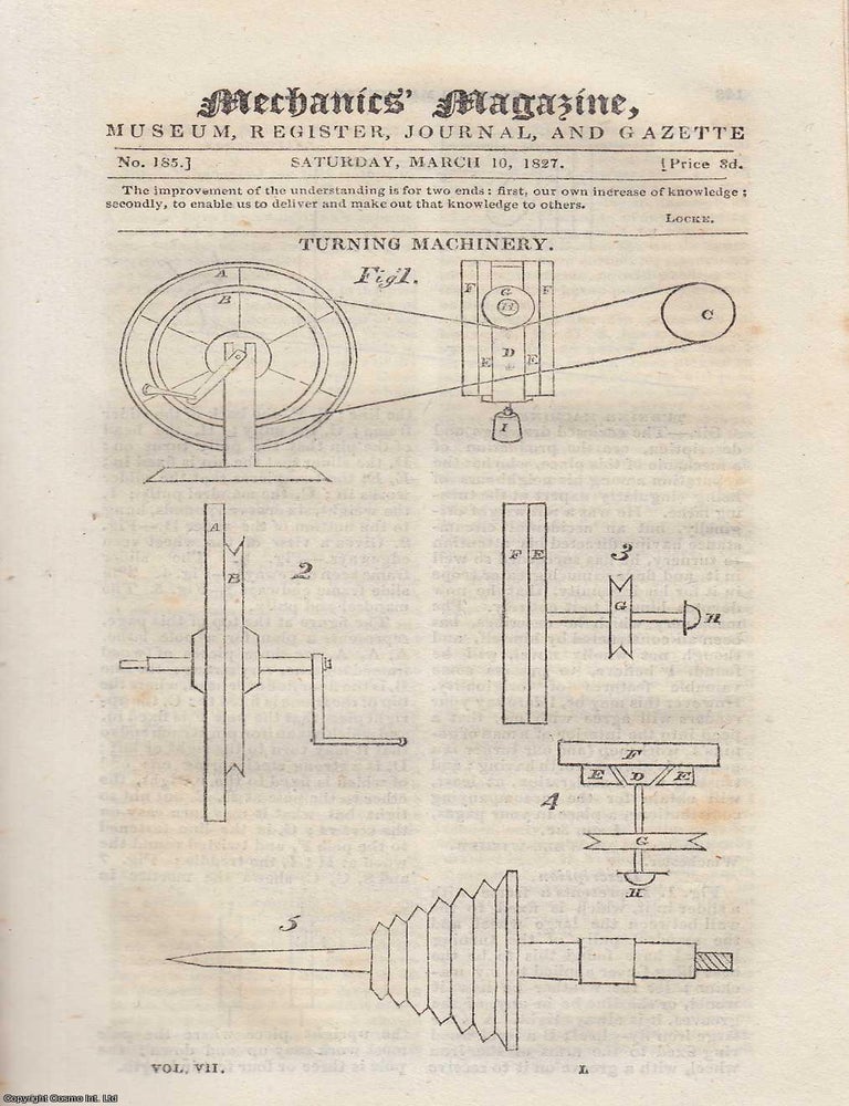 Item #330775 Turning Machinery; Sowing Machine; Black Lead Pencil Writing; Art of Flying (2); The...