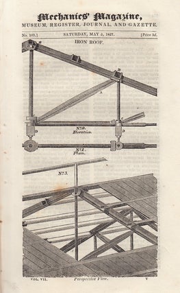 Item #330783 Iron Roof; Freeing London From Smoke; Artificial Cobwebs, For Micrometers; Polishing...