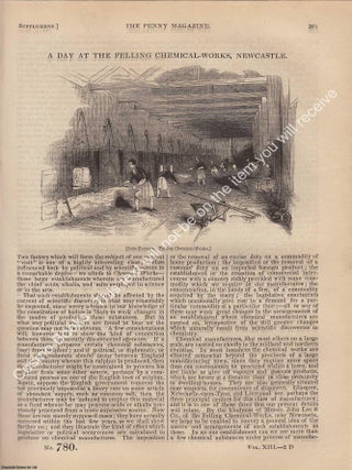 The Felling Chemical-Works, Newcastle : A Day in 1844. The Penny Magazine : An Original Charles. CHEMICAL MANUFACTURING 1844.