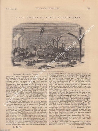 The Tyne Factories, Newcastle, TOGETHER WITH A Second Day at The Tyne Factories, in 1844. The Penny Magazine : An Original Charles Knight Publication for SDUK.
