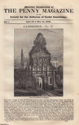 Item #331021 Cambridge, England (part 2). Issue No. 267, 1836. A complete original weekly issue...