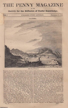 The City of Palermo (capital island of Sicily); Brindley and. Penny Magazine.