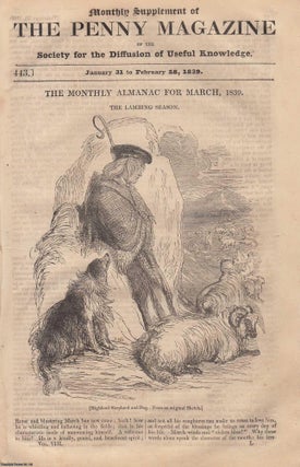 The Lambing Season; Queen Elizabeth, etc. Issue No. 443, 1839. Penny Magazine.