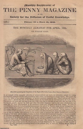 Sir William Jones (Asiatic Society of Bengal); The Cuckoo (bird. Penny Magazine.