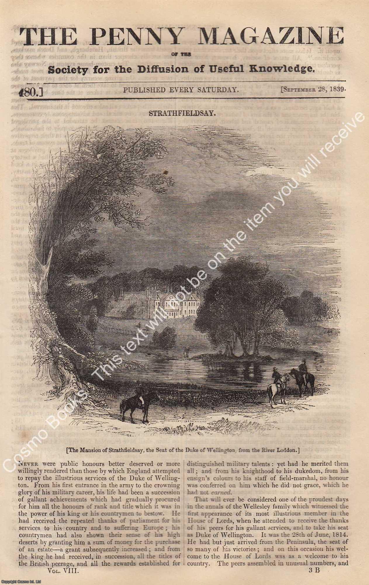 The Mansion of Strathfieldsay seat of The Duke of Wellington ; The ...