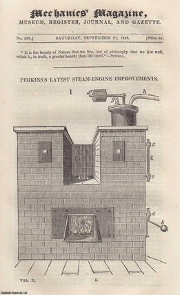 Item #331892 Extraction of The Cube Root; Perkins's Latest Steam-Engine Improvements; Improvement...